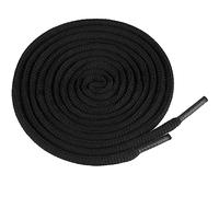 Elerevyo 2 Pair Oval Shoes Lace 7 Colors Half Round Athletic Shoelaces Sneaker Shoe Laces 0.2'' Width Black 100cm/39.37"