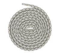Elerevyo 2 Pair Round Cross Shoelaces, Non-Slip Heavy Durable Outdoor Climbing Hiking Shoe Laces Shoestrings Gray 140cm/55.1"