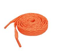 Elerevyo 2 Pairs Flat Fat Shoe Laces for Sneakers, 0.51'' Wide Soft Shoelaces Shoestrings for Casual Hiking Shoes Orange Red 90cm/35.4"