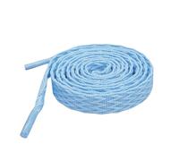 Elerevyo 2 Pairs Flat Fat Shoe Laces for Sneakers, 0.51'' Wide Soft Shoelaces Shoestrings for Casual Hiking Shoes, Dark Sky Blue, 120cm/47.2"