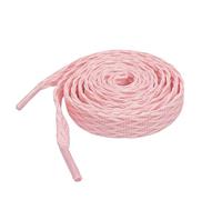 Elerevyo 2 Pairs Flat Fat Shoe Laces for Sneakers, 0.51'' Wide Soft Shoelaces Shoestrings for Casual Hiking Shoes, Pink, 120cm/47.2"