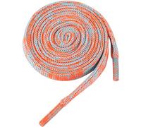 Elerevyo Flat Colorful Shoelaces Gradient Colors Shoe Laces for Boots Sneakers 2 Pairs 200cm/78.74" Orange