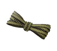 Elerevyo Flat Colorful Shoelaces Work Boot Laces Fashion Shoe Laces for Sneakers 2 Pairs Khaki-Black 200cm/78.74"