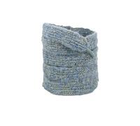 Elerevyo Flat Fluffy Colorful Mixed Color Mohair Shoelaces Widened Fashion Plush Retro Shoe Laces for Sneakers 2 Pairs Gray Blue 140cm/55.1"