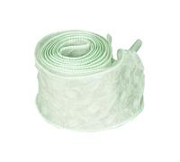 Elerevyo Flat Snow Yarn Shoelaces Wrinkle Texture Wide Shoe Laces for Sneakers Skate Shoes Boots Sport Shoes 1 Pair Light Green 90cm/35.4"