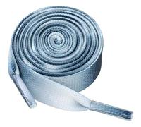 Elerevyo Flat Wide Colorful Shoelaces Rainbow Gradient Shoe Laces for Sneakers 2 Pairs, Dark Blue, 200cm/78.74"