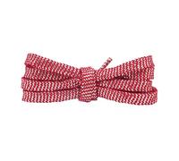 Elerevyo Glitter Shiny Metallic Wavy Flat Shoelaces, Gold Silver Sequin Sparkling Shoestrings Laces for Sneakers 1 Pair Red-Silver 100cm/39.4"