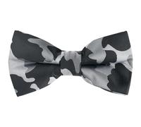 Elerevyo Men's Camouflage Patterned Colorful Pre-tied Bow Ties for Cosplay Casual Black One Size