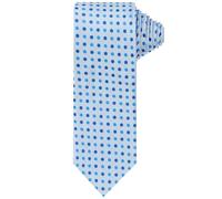 Elerevyo Men's Polka Dots Tie Self-Tied Necktie Woven Classic Width Satin Shiny Ties for Wedding Classic One Size Pastel Blue