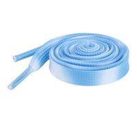 Elerevyo Three Colors Gradient Tie-dye Shoelaces Flat Shoe Laces for Sneakers 1 Pair Blue and White 160cm/63