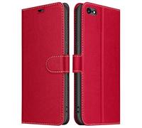 ELESNOW Case for iPhone 6 Plus/6S Plus - 5.5 inches, Wallet Case [Card Slots] [Magnetic Closure] [Stand Function] Leather Case Compatible with iPhone 6 Plus/6S Plus (Red)