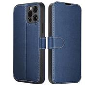 ELESNOW Case iPhone 13, with Card Holder PU Leather Wallet Flip Stand Phone Case Cover [Full Lens Protection] [Magnetic Closure] Compatible with Apple iPhone 13 (Blue)