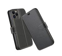 ELESNOW for iPhone 11 Pro Case, Flip Wallet PU Leather iPhone 11 Pro Phone Case Card Holder Magnetic Closure Stand Cover for Apple iPhone 11 Pro (Black)
