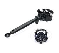 ELESTAB 54mm Espresso Cleaning Brush - Espresso Machine Group Head Cleaning Brush - Detachable 360° Nylon Cleaning Bristle Tools for Espresso Coffee Machine 54mm Portafilter Shower Screen, Black