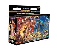 Elestrals TCG: Divine Champions - Firestorm Hermes vs. Zeus Double Starter Deck Bundle with 4 Packs, 2X How-to-Play Game Mats, and 2X Posters