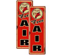 Eletina Retro Metal tin Sign Gasoline Motor Oil GAS Station Garage Shop Sign Home Cave Garage bar Wall Decoration Vintage Metal Sign 8 x 12 inch 5 PCS