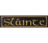 Eletina Wooden Signs Slainte Cheers Irish Sign Retro Road Signs Country Kitchen Cafe Pub Decor, Wood wal Art, Rustic Wood Decor Gift 4x16 INCH