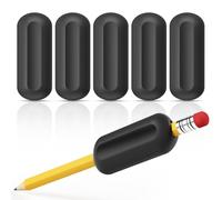 ELETIUO 5-Pack Weighted Pencil Grips - 1oz Silicone Handwriting Aid for Kids, Elderly & Special Needs - Improves Penmanship for Autism,ADHD,Tremors,Dyspraxia & Fine Motor Skills