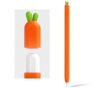 ELETIUO Carrot Silicone Skin Cover Compatible with Apple Pencil 2nd Generation, Protective Cover Accessories Compatible with iPad Pro 11 12.9 inch