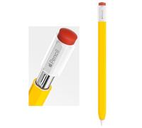 ELETIUO Silicone Case Compatible with Apple Pencil (USB-C),Protective Holder Grip Sleeve with Cap Accessories,Anti-Slip Cover Supports Magnetic for Apple Pencil 3rd Generation,Vintage Yellow