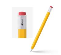 ELETIUO Silicone Case Compatible with Apple Pencil 2nd Generaion Cover,Protective Holder Grip Sleeve with Cap Accessories Compatible with iPad Pro 11 12.9 inch,Yellow