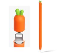 ELETIUO Soft Silicone Sleeve Apple Pencil Case Compatible with Apple Pencil 1st Generation,Carrot Touch Screen Pen Protective Cover Accessories Compatible with iPad Pro 9.7"/10.5"/12.9"