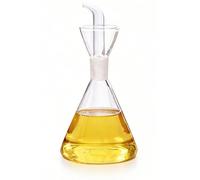 ELETON Olive Oil Dispenser Bottle Glass with No Drip Bottle Spout -Pourer Dispensing Bottles for Kitchen - Olive Glass Dispenser to Control Cooking Vegetable Oil and Vinegar(12 oz)