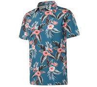 ELETOP Polo Shirts for Men Moisture Wicking Quick-Dry 4 Way Stretch Golf Shirts Casual Print Colorful Mens Polo Shirts Short Sleeve