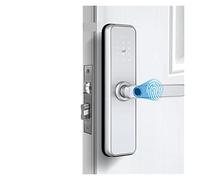 Eletronic Lock For Tuya X5 Security Smart Door Lock With Biometric Fingerprint&Smart Card&Password&Key&App Unlock DIY Easy Installation(Sliver-70mm)