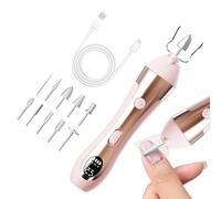 Elettrica Per Unghie - Strumento Elettrico Per Pedicure | Attrezzo Manicure Electric Per Unghie | 10 Velocità Con Luce LED Per Persone Anziane Principianti Casa E Salone | Elettrica