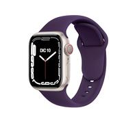 ELETTRONEO C1B Straps for Apple Watch Band Silicone series Ultra 2 49mm, Series 10 46mm, 9 8 7 45mm 41mm, SE 6 5 4 44mm 40mm, 3 2 1 42mm 38mm Men Women iWatch Imperial Purple