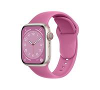 ELETTRONEO SBC1 Straps for Apple Watch Band Silicone series Ultra 2 49mm, Series 10 46mm, 9 8 7 45mm 41mm, SE 6 5 4 44mm 40mm, 3 2 1 42mm 38mm Men Women iWatch, Pink Ladies