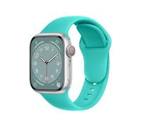 ELETTRONEO SBC1 Straps for Apple Watch Band Silicone series Ultra 2 49mm, Series 10 46mm, 9 8 7 45mm 41mm, SE 6 5 4 44mm 40mm, 3 2 1 42mm 38mm Men Women iWatch, Lake Blue