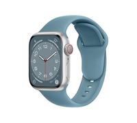 ELETTRONEO SBC1 Straps for Apple Watch Band Silicone series Ultra 2 49mm, Series 10 46mm, 9 8 7 45mm 41mm, SE 6 5 4 44mm 40mm, 3 2 1 42mm 38mm Men Women iWatch, Megalodon Blue