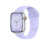 ELETTRONEO SBC1 Straps for Apple Watch Band Silicone series Ultra 2 49mm, Series 10 46mm, 9 8 7 45mm 41mm, SE 6 5 4 44mm 40mm, 3 2 1 42mm 38mm Men Women iWatch, Purple Fog