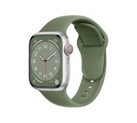 ELETTRONEO SBC1 Straps for Apple Watch Band Silicone series Ultra 3 2 49mm, Series 11 10 46mm, 9 8 7 45mm 41mm, SE 6 5 4 44mm 40mm, 3 2 1 42mm 38mm Men Women iWatch, Olive Green