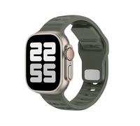 ELETTRONEO UC1 Straps for Apple Watch Band Silicone series Ultra 2 49mm, Series 10 46mm, 9 8 7 45mm 41mm, SE 6 5 4 44mm 40mm, 3 2 1 42mm 38mm Men Women iWatch, Army Green