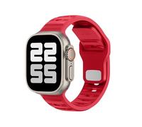 ELETTRONEO UC1 Straps for Apple Watch Band Silicone series Ultra 2 49mm, Series 10 46mm, 9 8 7 45mm 41mm, SE 6 5 4 44mm 40mm, 3 2 1 42mm 38mm Men Women iWatch, Red Christmas