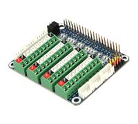 eleUniverse GPIO Screw Terminal Breakout Board HAT for Raspberry Pi 5/4B/3B+/3B,40-Pin No-Solder Expansion with Labeled Terminals