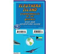 Eleuthera Island Bahamas Dive & Adventure Map Franko Maps