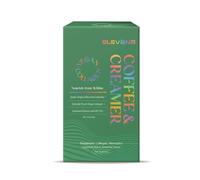 ELEV8NG Vegan Instant Dairy-Free Latte - Vanilla Keto Coffee Powder with MCT Oil & Caffeine - Collagen Creamer - 1500mg Plant Peptides - Just Add Hot Water - 10 Servings - 3 pack