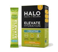 Elevate Creatine + Electrolyte Sachets, Lemon & Lime, 7 Pack | Hydration Sachets, Zero Sugar, 6 Electrolytes, 3.4g Creatine, Vitamin D3, K2, Magnesium & Zinc, Vegan, Made in UK