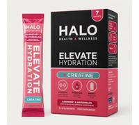 Elevate Electrolyte Hydration + Creatine | Zero Sugar | 6 Electrolytes | 3.4g Creatine | Vitamin D3, K2 & Zinc | Raspberry & Watermelon | 7 Sachets | Made in UK | Vegan, Non-GMO