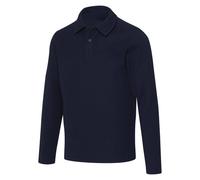 Elevate Men's Apollo Long-Sleeved Polo Shirt in Navy | Size: 2XL Elevate Navy 2XL