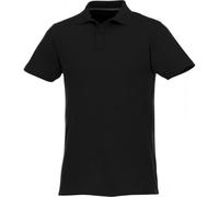 Elevate Men's Helios Short Sleeve Polo Shirt in Black | Size: Medium Elevate Black M