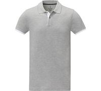 Elevate Men's Morgan Short-Sleeved Polo Shirt in Grey | Size: Medium Elevate Grey M