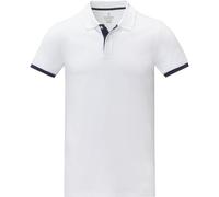 Elevate Men's Morgan Short-Sleeved Polo Shirt in White | Size: Large Elevate White L