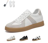 Elevate Shoes, 6/8/10cm Invisible Height Increasing Shoes Women Men (Beige Gray 8cm,EU 41)