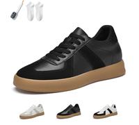 Elevate Shoes, 6/8/10cm Invisible Height Increasing Shoes Women Men (Black Gray 8cm,EU 40)