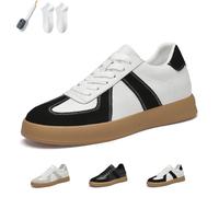 Elevate Shoes, 6/8/10cm Invisible Height Increasing Shoes Women Men (Black White 6cm,EU 37)